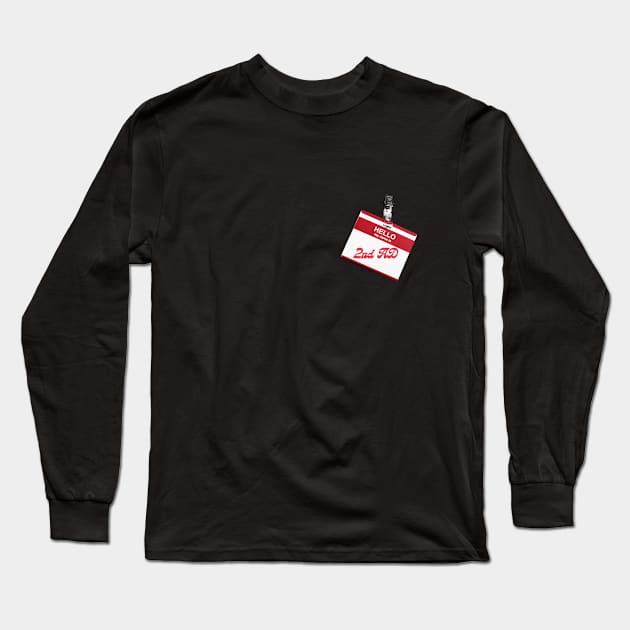 2nd AD Name Tag Long Sleeve T-Shirt by OnceUponAPrint